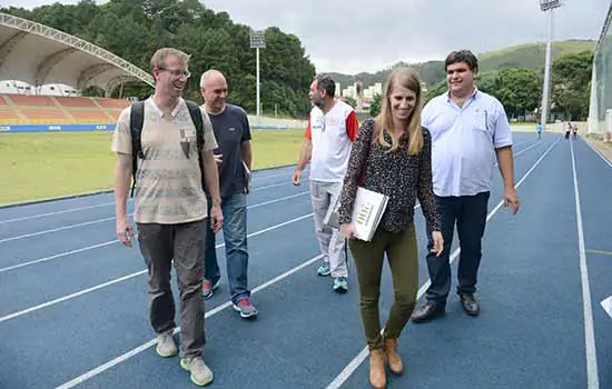 Delegação da Eslovênia visita Centro de Atletismo de São Bernardo