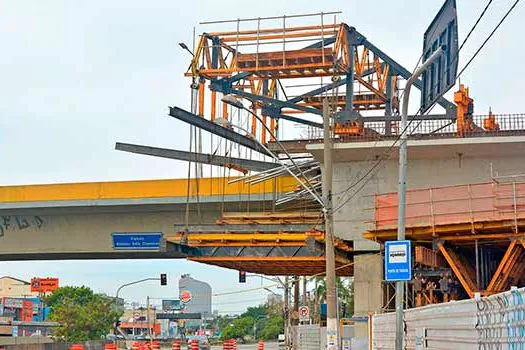 Obras de duplicação do viaduto Adib Chammas entram em nova fase