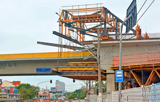 Obras de duplicação do viaduto Adib Chammas entram em nova fase