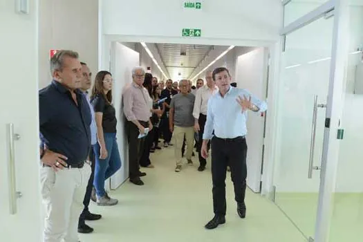 Na reta final, obra do Hospital de Urgência é vistoriada pelo prefeito Orlando Morando