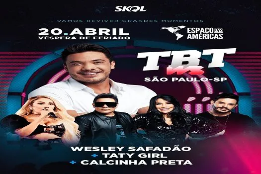 Wesley Safadão chega com “TBT do Safadão” e faz show especial no Espaço das Américas