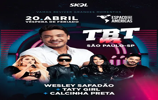 Wesley Safadão chega com “TBT do Safadão” e faz show especial no Espaço das Américas