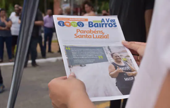 Programa “A Vez dos Bairros” no Santa Luzia é aprovado pelos moradores