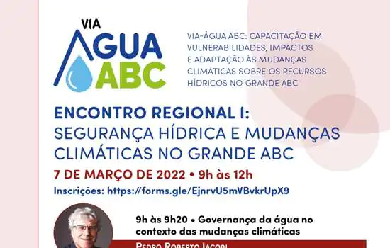 Consórcio ABC participa de encontro regional sobre segurança hídrica e mudanças climáticas