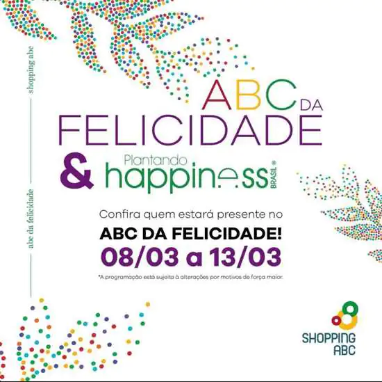 Shopping ABC recebe o ABC da Felicidade