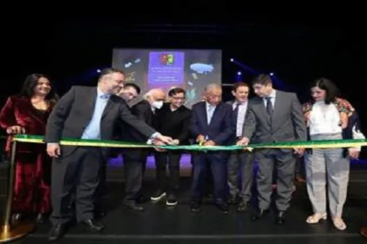 Governador Rodrigo Garcia se encontra com o presidente de Portugal na Bienal do Livro