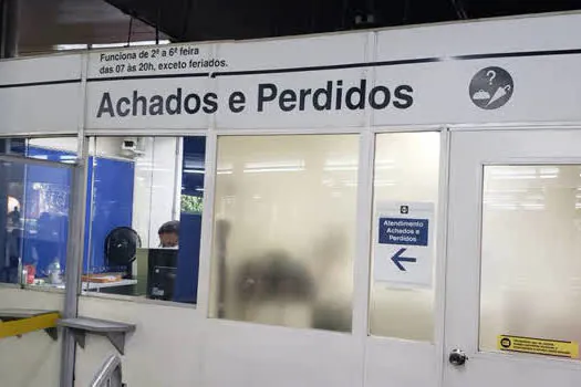 Central de Achados e Perdidos do Metrô recolheu mais de 54 mil objetos em 2020