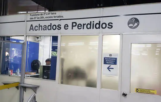 Central de Achados e Perdidos do Metrô recolheu mais de 54 mil objetos em 2020