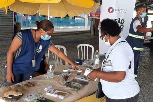 EMTU promove ação de prevenção à dengue no Terminal Jabaquara