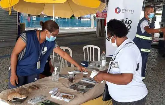 EMTU promove ação de prevenção à dengue no Terminal Jabaquara