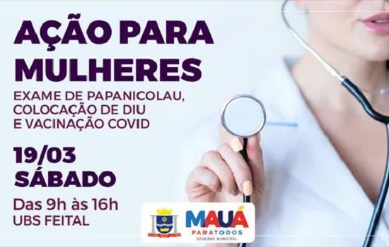 Mauá presta serviços de saúde às mulheres neste sábado (19/03)