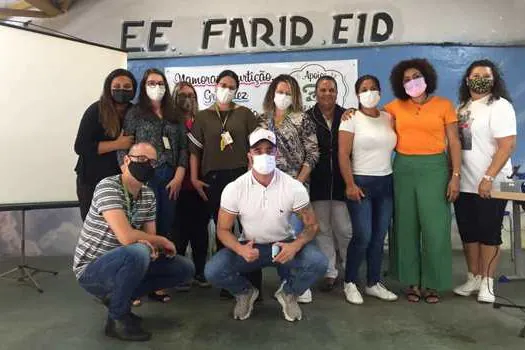 USF Jardim Caçula promove ação na Escola Estadual Farid Eid