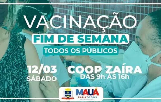 Fim de semana tem nova ação de imunização em Mauá