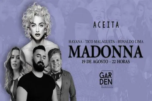 Festa Aceita comemora aniversário de Madonna