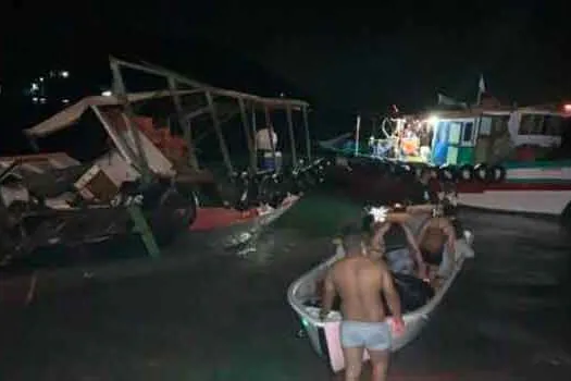 Acidente com barcos deixa sete feridos no Rio de Janeiro