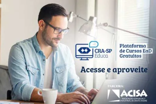 ACISA e CRA-SP apostam em cursos gratuitos nas áreas de administração e de negócios