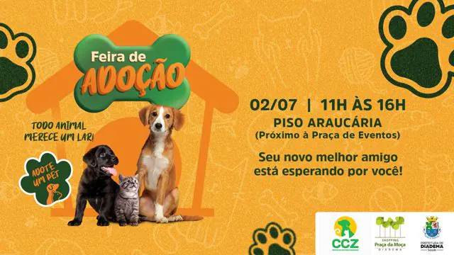 Shopping Praça da Moça realiza quarta edição da feira de adoção de animais