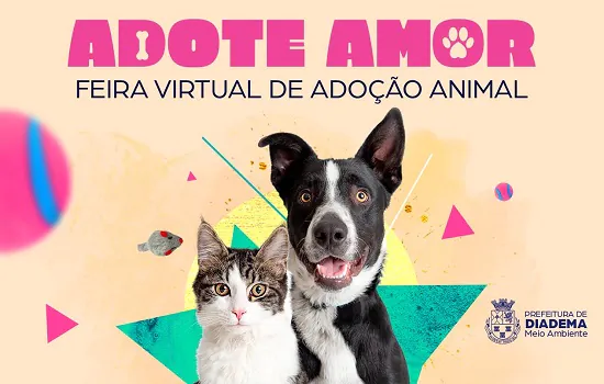 Feira virtual de adoção animal de Diadema já fez 36 bichinhos felizes