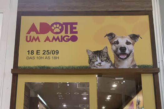 Evento Adote um Amigo, do Shopping Metrópole com a ONG 100% Proteção, tem 31 pets adotados