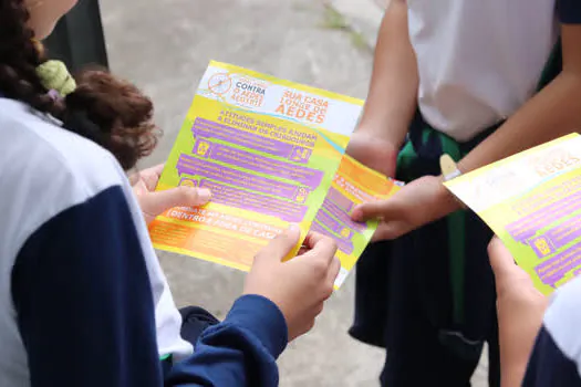 Educação de Ribeirão Pires promove ações educativas contra o Aedes aegypti