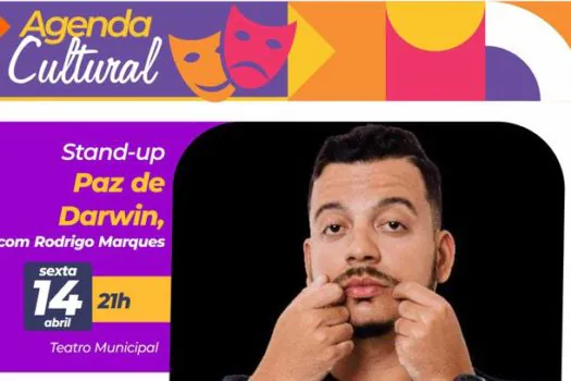 Teatro Municipal de Mauá recebe o humorista Rodrigo Marques