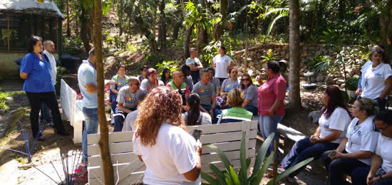 Agentes Comunitários visitam Jardim Botânico de Diadema