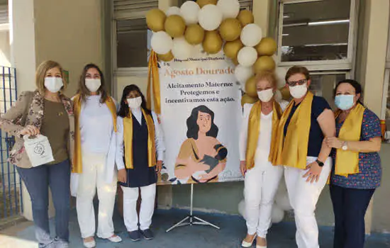 Hospital Municipal de Diadema promove atividades para celebrar Agosto Dourado