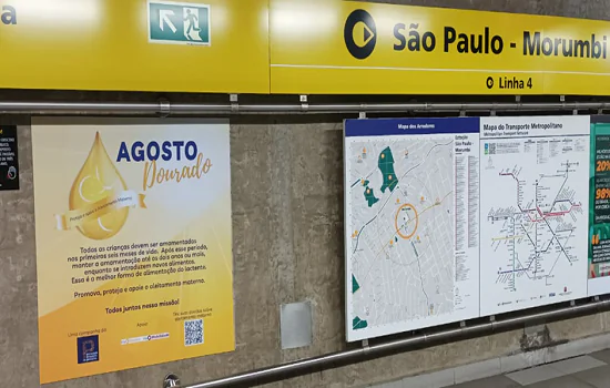 Campanha Agosto Dourado alerta para a importância do aleitamento materno para bebês