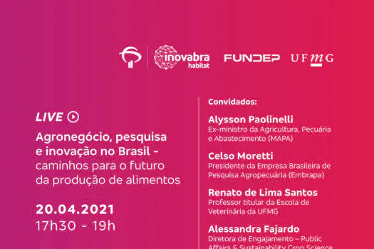 Evento discute o futuro da produção de alimentos e do agronegócio no país até 2050