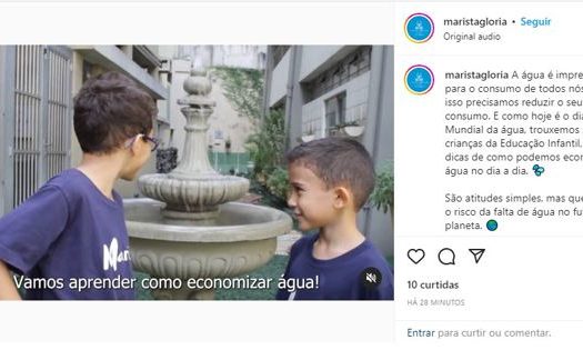 Crianças de São Paulo gravam vídeo com dicas sobre como poupar água