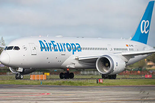 Número de voos da Air Europa para o Brasil vai dobrar