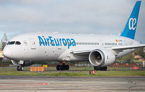 Número de voos da Air Europa para o Brasil vai dobrar