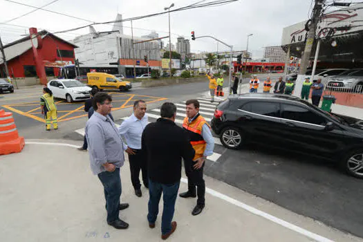 São Bernardo libera tráfego de veículos na Alameda Glória