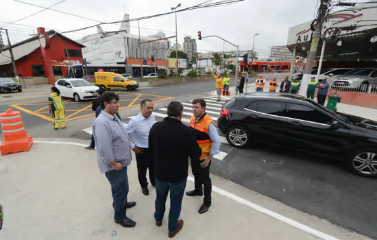 São Bernardo libera tráfego de veículos na Alameda Glória