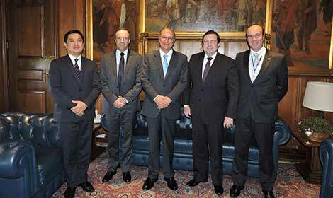 Alckmin recebe presidentes da Coop e da Ocesp