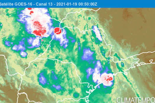 Alerta para chuva muito volumosa sobre o Vale do Ribeira