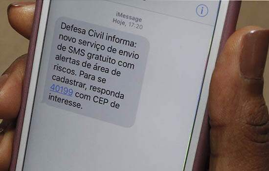 O sistema de alertas de desastres naturais foi implantado no Estado de São Paulo