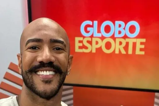 Comentarista por um dia, ex-BBB Alface apresenta Globo Esporte