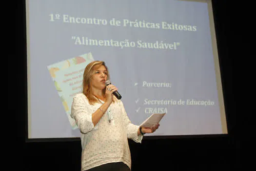 Professores de Santo André trocam experiências sobre alimentação saudável