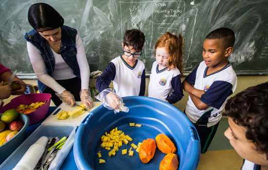 Dia Mundial da Alimentação Saudável é comemorado nas escolas de Ribeirão Pires