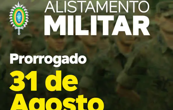 Alistamento Militar em Ribeirão Pires é prorrogado até agosto