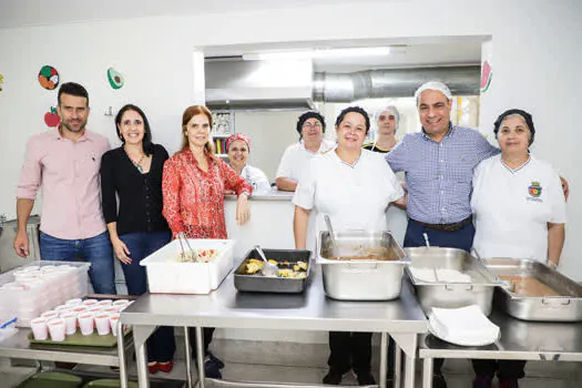 São Caetano implanta Almoço na Escola e Nutre&Ação em mais uma escola