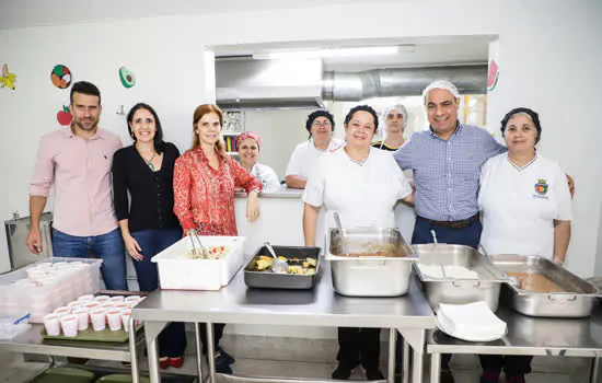 São Caetano implanta Almoço na Escola e Nutre&Ação em mais uma escola