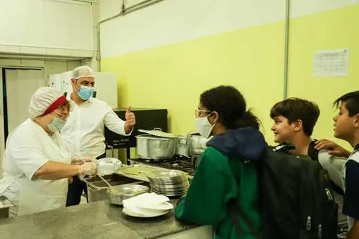 São Caetano do Sul retoma o programa Almoço na Escola