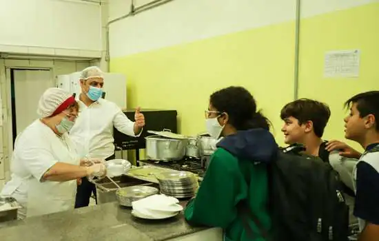 São Caetano do Sul retoma o programa Almoço na Escola