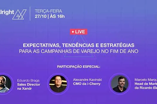 Estratégias digitais para as datas de fim de ano no varejo serão debatidas em live