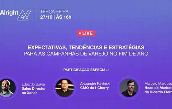 Estratégias digitais para as datas de fim de ano no varejo serão debatidas em live