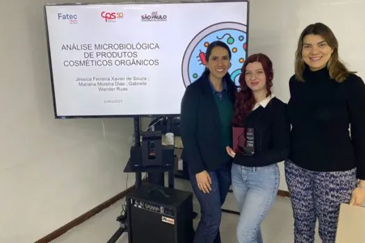 Aluna da Fatec Diadema recebe prêmio inédito em Congresso de Cosmetologia