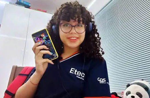 Aluna da Etec de Guarulhos vence desafio Change The Game do Google