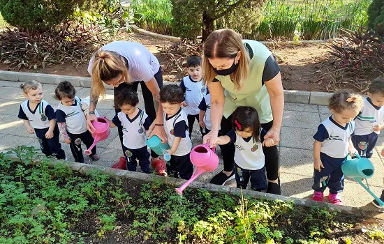 São Caetano realiza projeto na escola voltado para sustentabilidade e educação alimentar